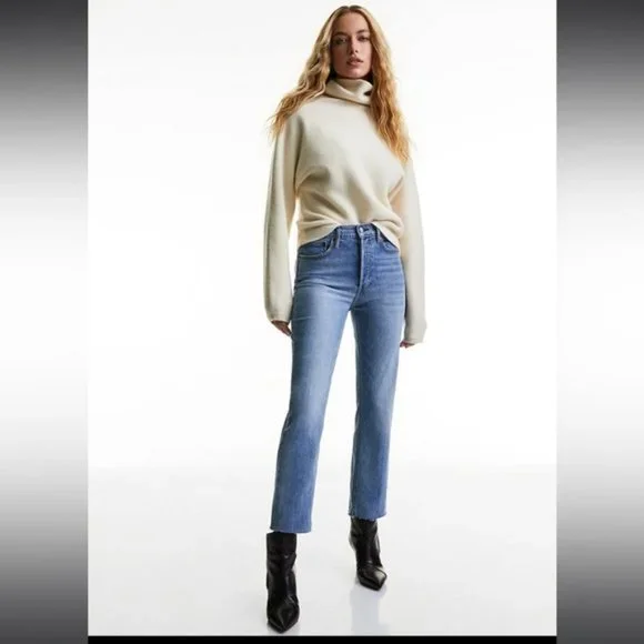 ❗️SOLD❗️Denim Forum Arlo High Rise Jeans Size 29 - Picture 1 of 14